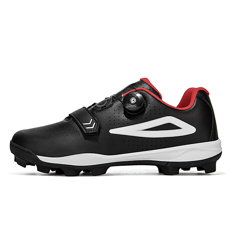 Premium Leather Baseball Softball Cleats - Anti-Slip Sole for Turf and Grass, Unisex Design