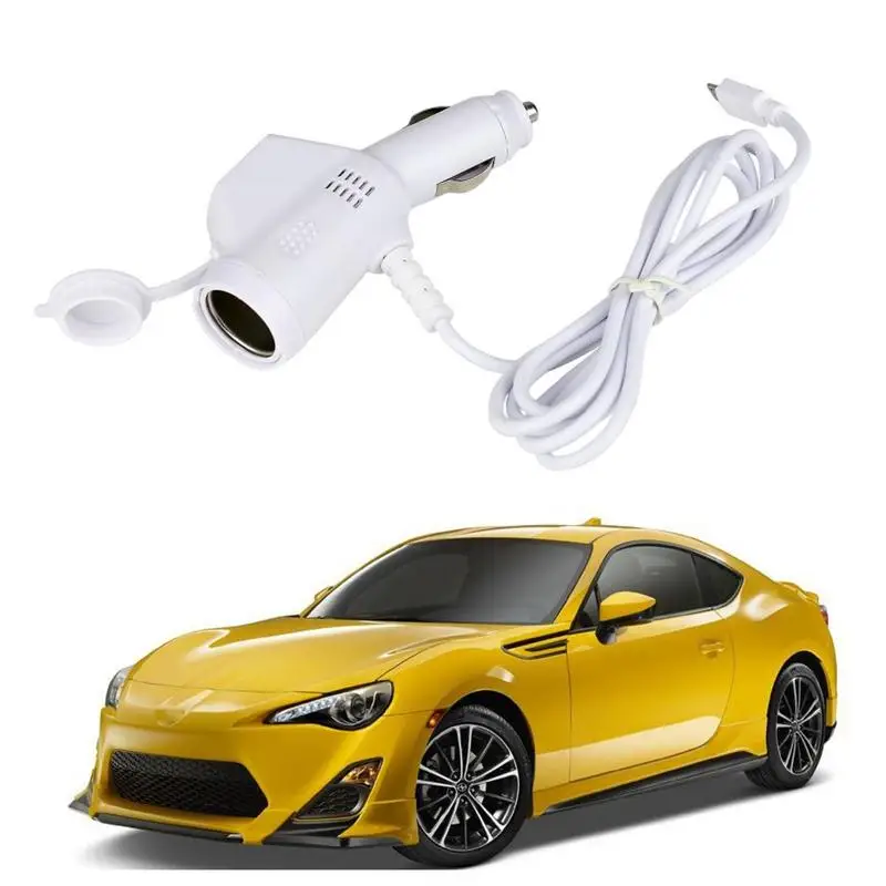 

Автомобильное зарядное устройство с двумя USB-портами, автомобильное зарядное устройство, многофункциональное компактное автомобильное зарядное устройство, зажигалка, практичный зарядный кабель для