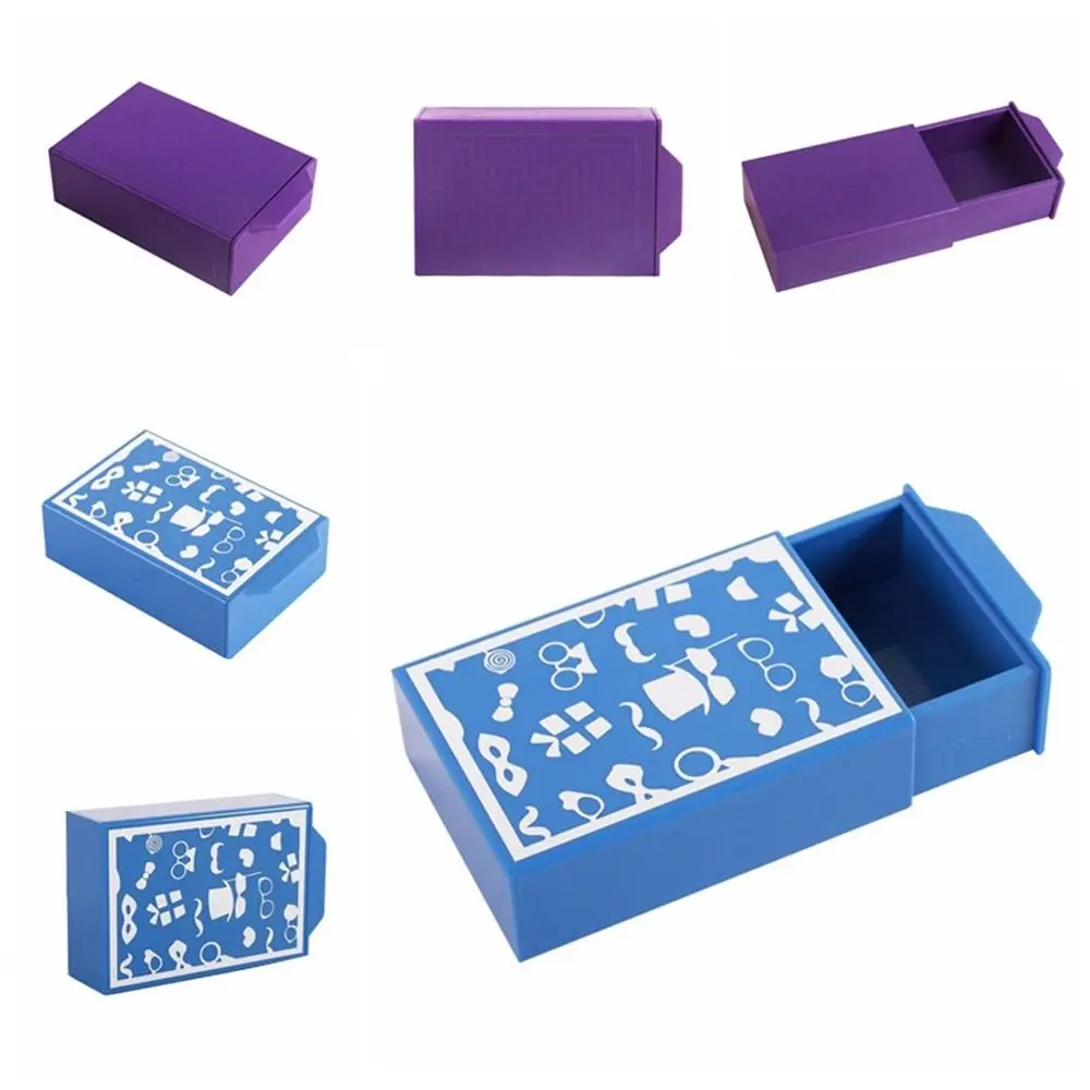 Full of Mystery Magic Box Fun Toys Magic Props Purple Blue Magic Tricks Box Close Up Wonderful Feeling Vanished Box Kids Teens