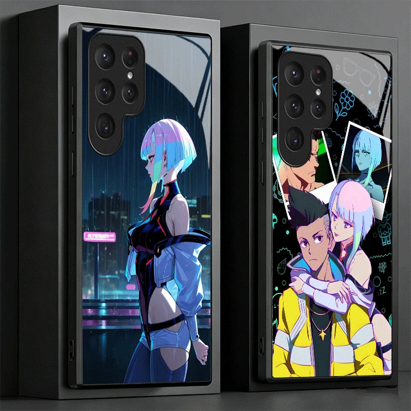 Anime Lucy Glass Phone Case - Shockproof Cover, Stylish & Durable Design