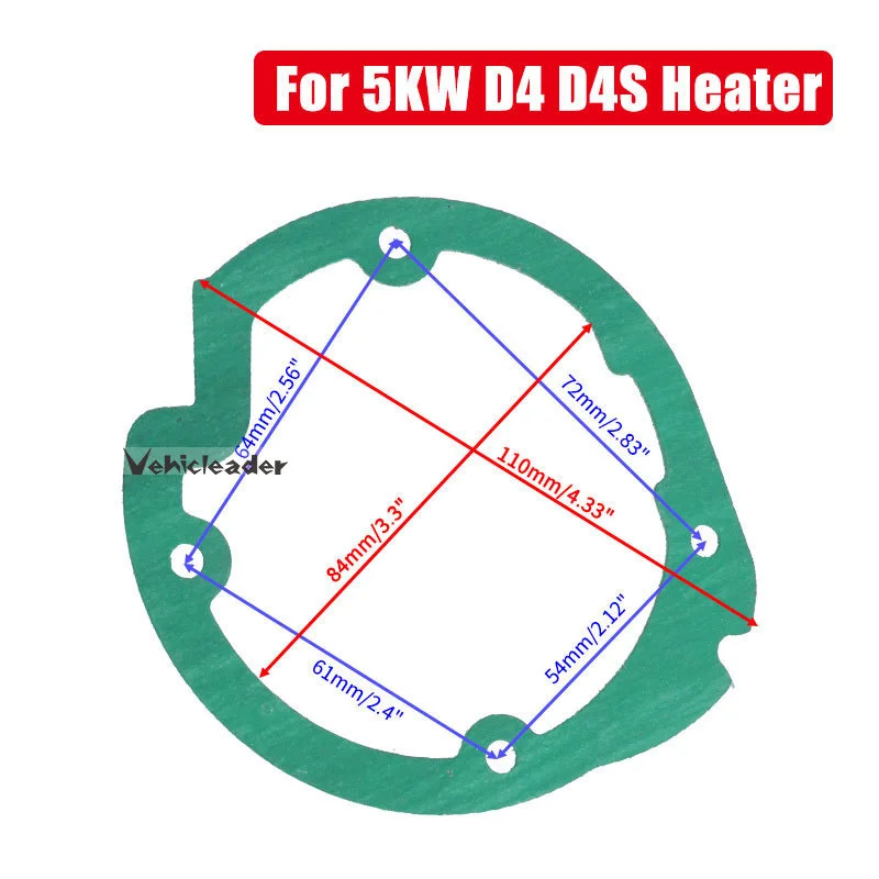 Diesel Heater 1/5/10pcs/lot 2KW 5KW Camping Truck Cab Diesel Heater Blower Fan Motor Gaskets For Eberspacher Airtronic D2/D4/D4S