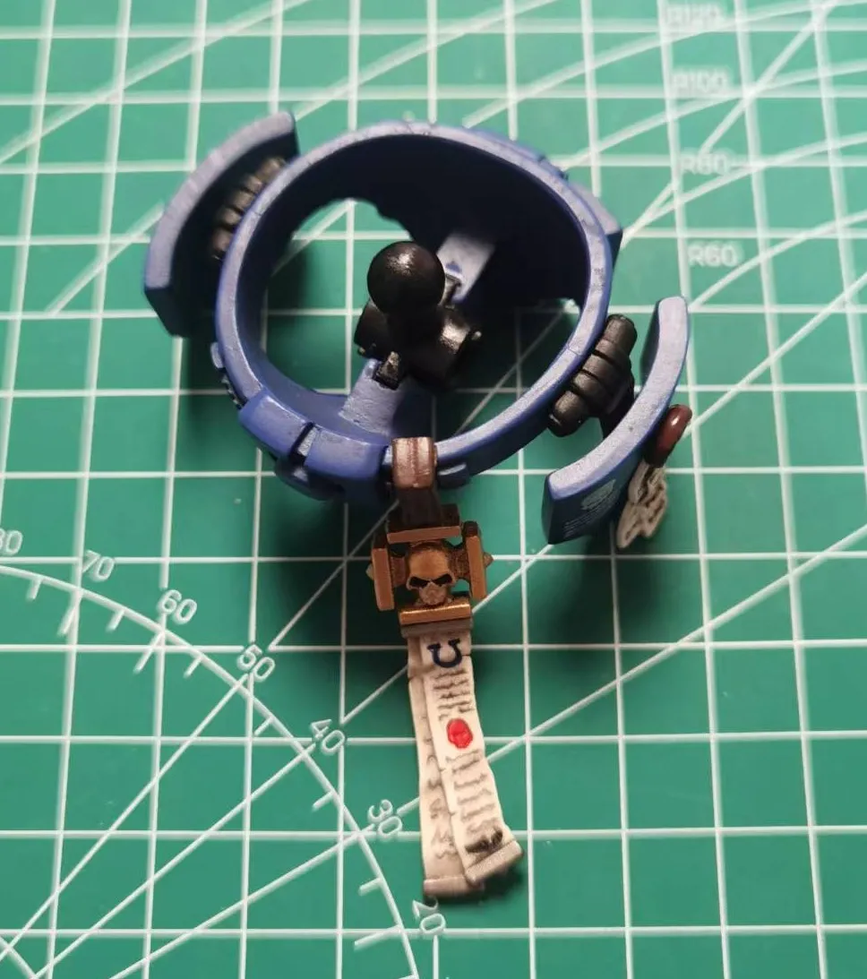 Accessori]JOYTOY Warhammer 40K 1/18 Action Figure Ultramarines Terminator Squad Sergeant con Power Sword e Teleport Homer  26