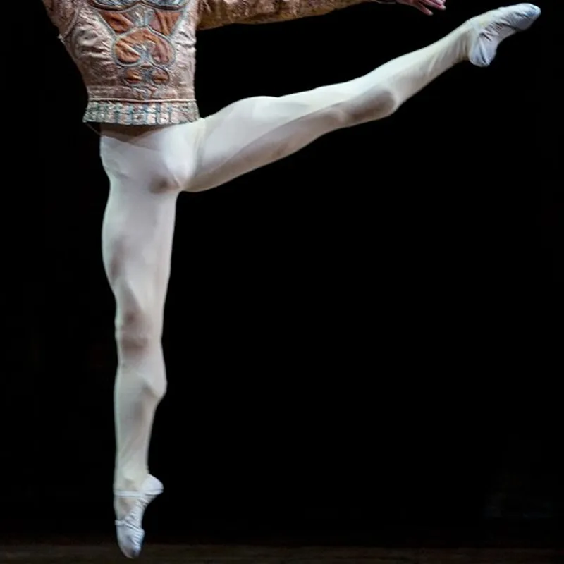 Black White Nylon Spandex Footed Dance Ballet Tights For Men Boy Dance Wear  - Ballet - AliExpress