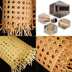 40-50cm Width 0.3-7m Length Indonesian Natural Plastic Rattan Roll Webbing Wall Decoration Furniture Repair Material Hot