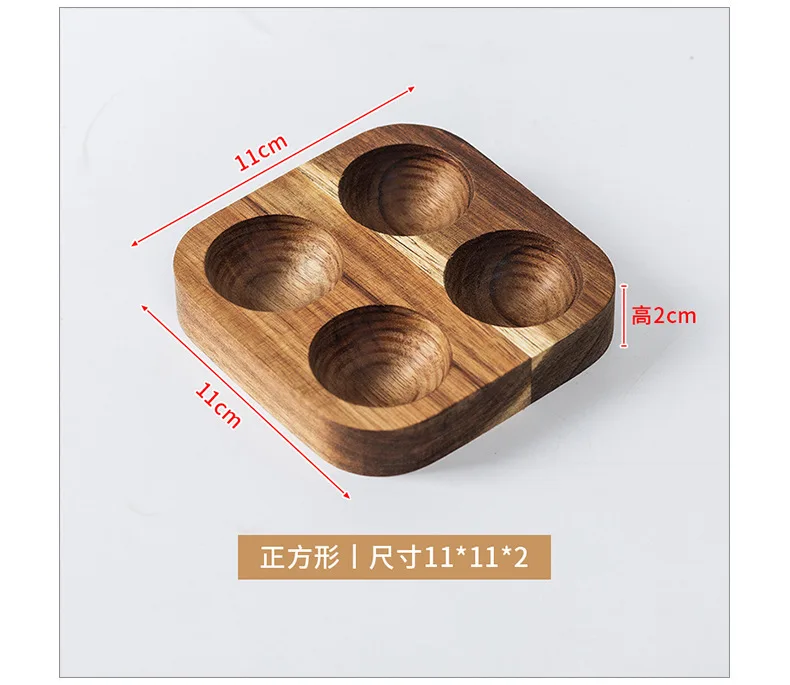 Vintage Wooden Egg Tray with 4/6 Compartments for Kitchen Storage Organization and Preventing Egg Breakage 5