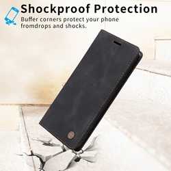 Ultrathin Leather Flip Case Business Wallet Phone Cover - Galaxy A04 (Black (YTB - 06))