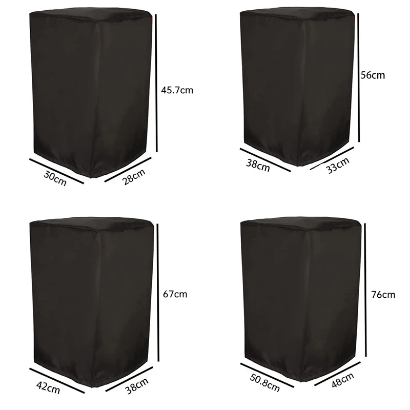 Waterproof Polyester PA/DJ Speaker Stand Covers UV Protection Dustproof Outdoor Cover for 15 Inch Powered 210D Oxford Cloth speaker cover