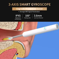 Smart Visual Ear Cleaner with Camera 1296P Ear Sticks USB C Charging Ear Wax Removal Tool WIFI Connection 6 LED Lights Earpick 2