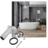 High Quality Overflow Head Overflow Hole Basin Overflow Hole Drainage Water Hose Joint Round Square Kitchen Accessories 2