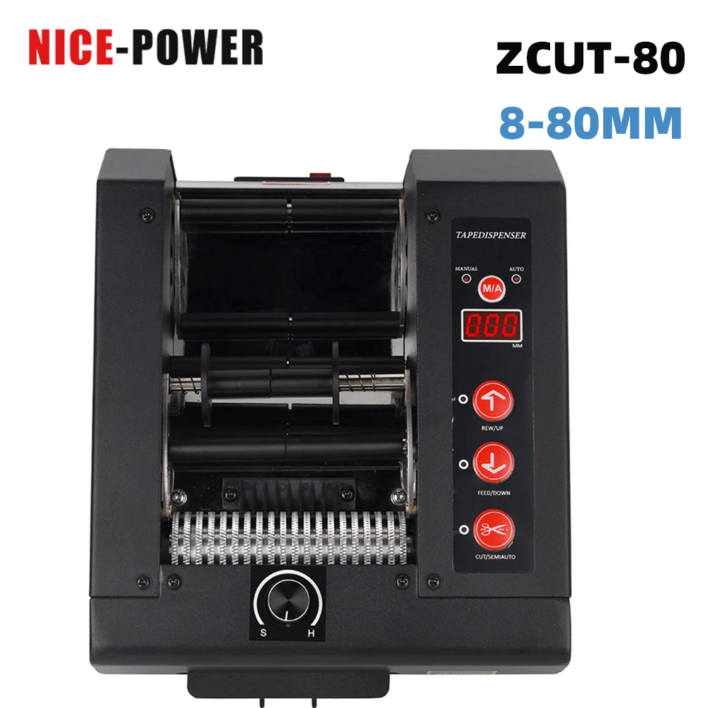 Nieuwe ZCUT 80 Automatische Tape Snijden Dispenser 8 80Mm Plakband