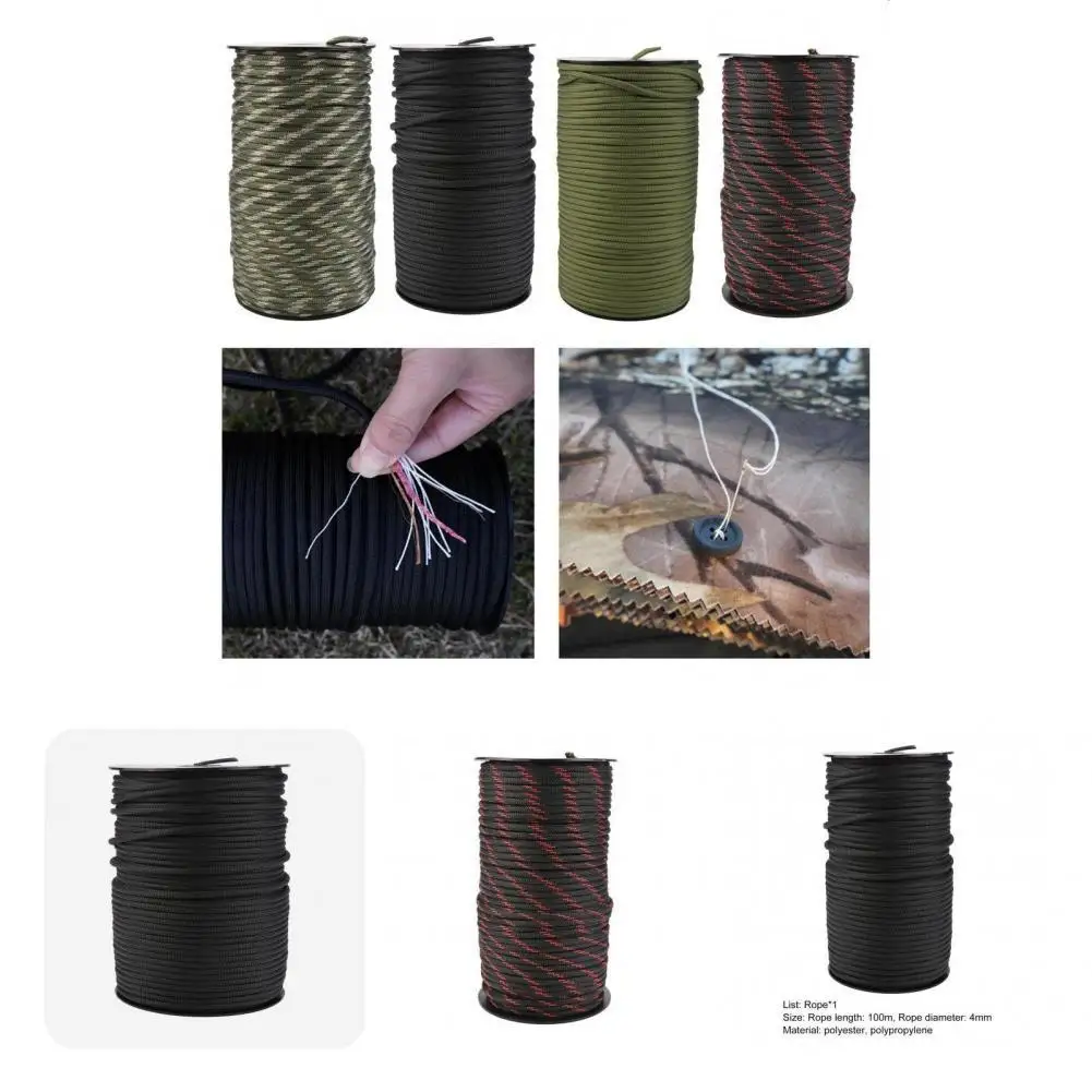 Emergency Rope Useful Ignitable 12 Core Rust Resistant Emergency Rope