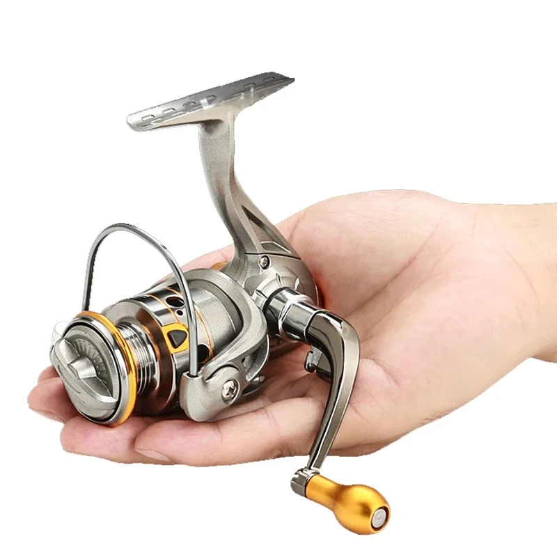 Mini moulinet spinning DC150 12+1 roulements 5.2:1 pour pêche légère et précise