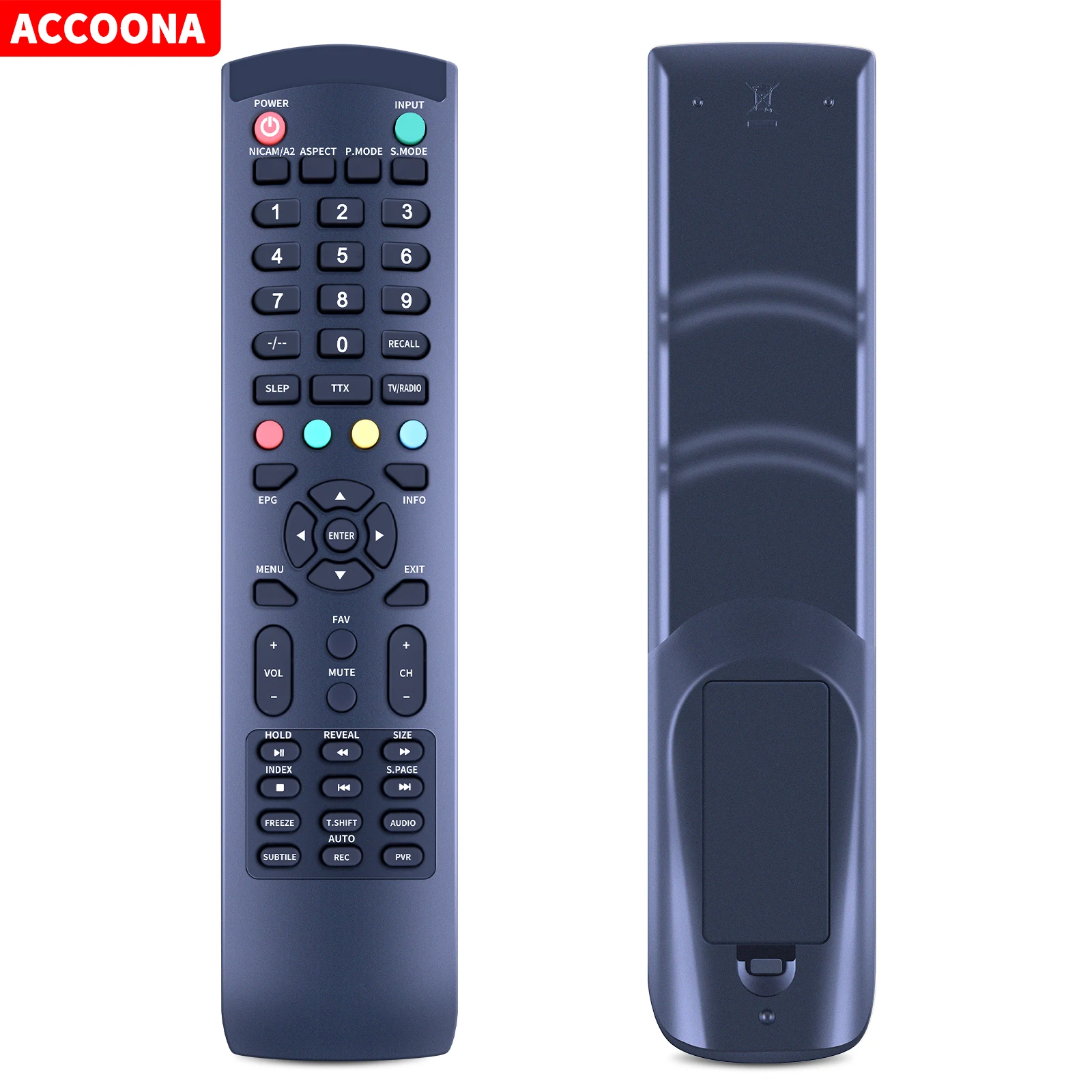 Telecomando Per Asanzo 40 S600T2 Hartens Htv-24R011B-T2 Megasat Harper 32 R490T Tv