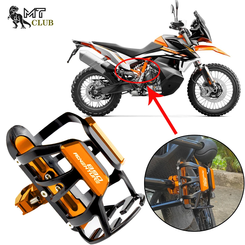 

Для KTM 890 Adventure 890Adv 890 ADVENTURE 2011-2023 2022 2021 мотоциклетная бутылочка для напитков клетка держатель для стаканов Sdand Mount