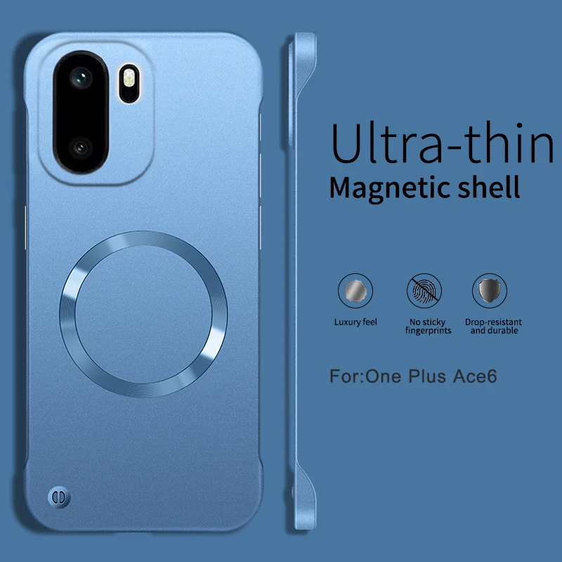 Ultra Thin Metallic Paint Magnetic Case - Frameless Cooling Hard PC Cover