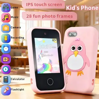 Giocattoli educativi per telefono per bambini Giochi per lettori musicali MP3 Giocattolo musicale Giocattoli per fotocamera selfie mobile per bambini Regali di compleanno per bambini