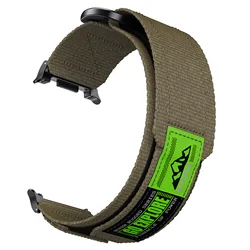 Sport Nylon Trail Loop Bracelet Strap, 40mm - 46mm, for Galaxy8classic 46mm (Army green)