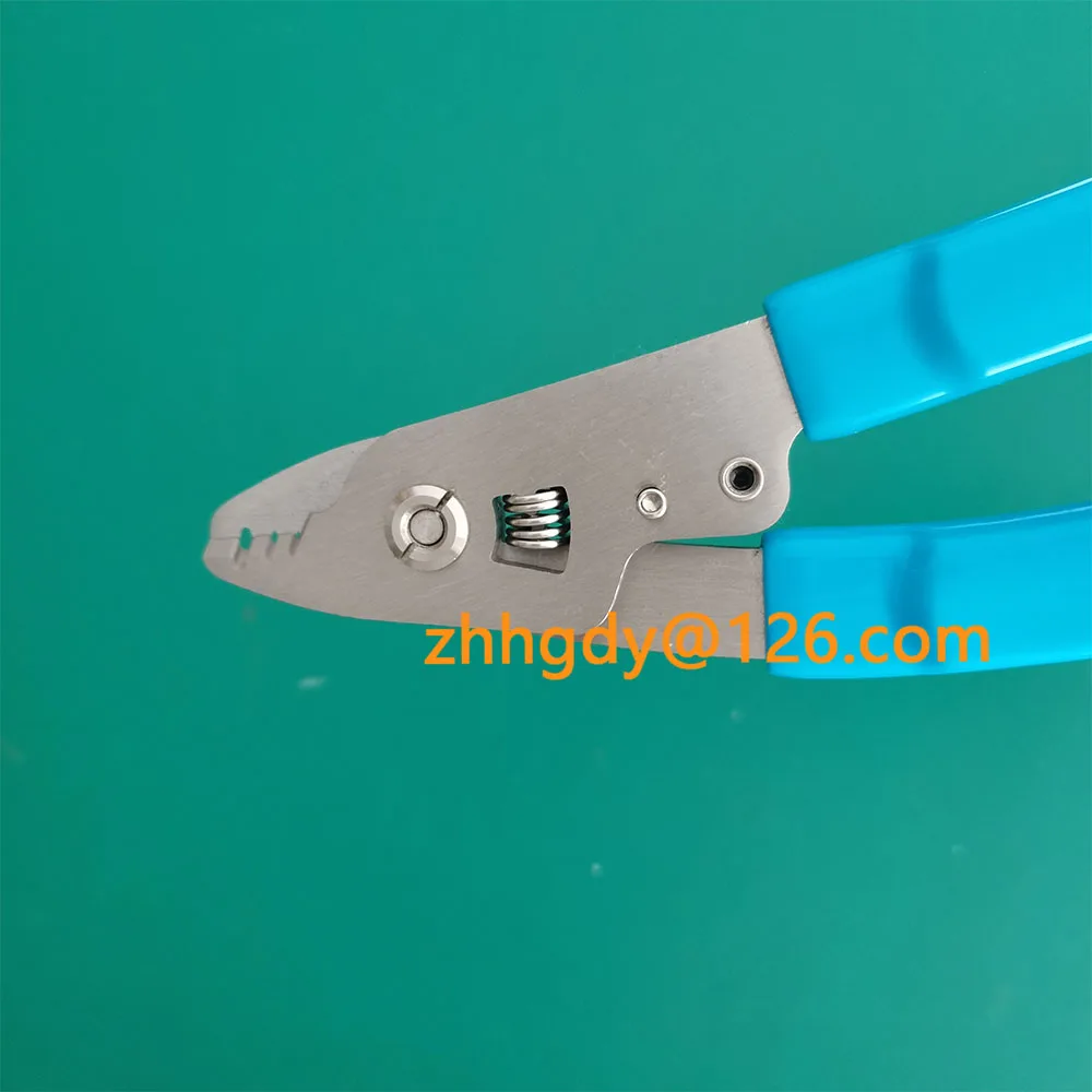 VCFS-30 Stainless Steel Three-port Fiber Stripping Pliers FTTH Tool Fiber Optic Wire Stripper (Optional Two Ports)