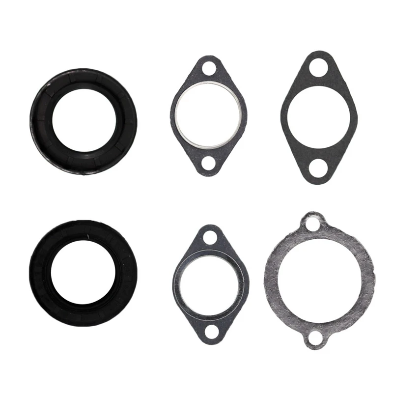Engine Rebuild Complete Gasket Kits w/ 2 Oil Seals For Kawasaki Mule Gas KAF620 11004-2107