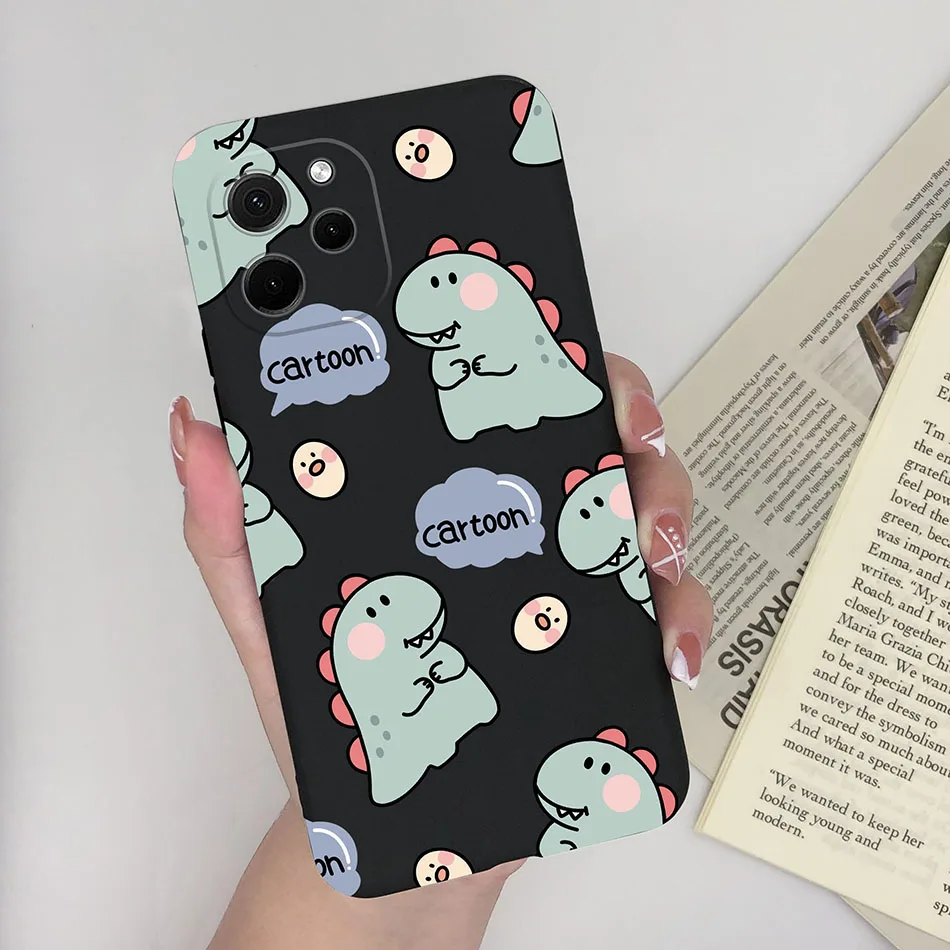 Heart Silicone Matte Shockproof Phone Case - Soft Back Cover, Enhanced Protection