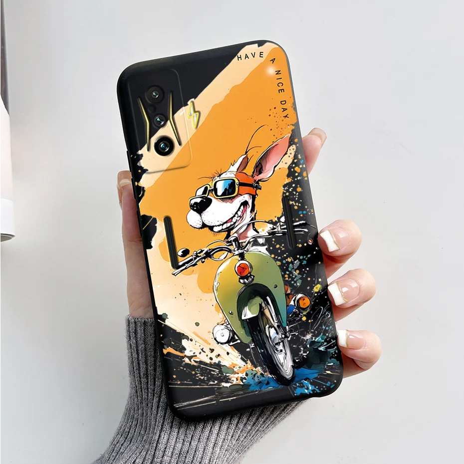 Silicone Soft Cartoon Frog Phone Case for Redmi K50 Gaming Edition