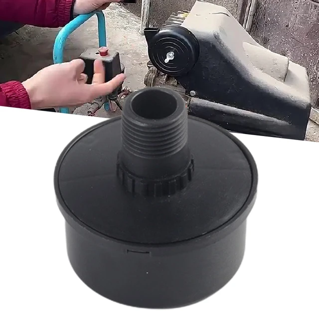 20mm Male Thread Air Compressor Muffler Air Compressor Intake Filter Silencer Removes Dust Bacteria For Direct Connection