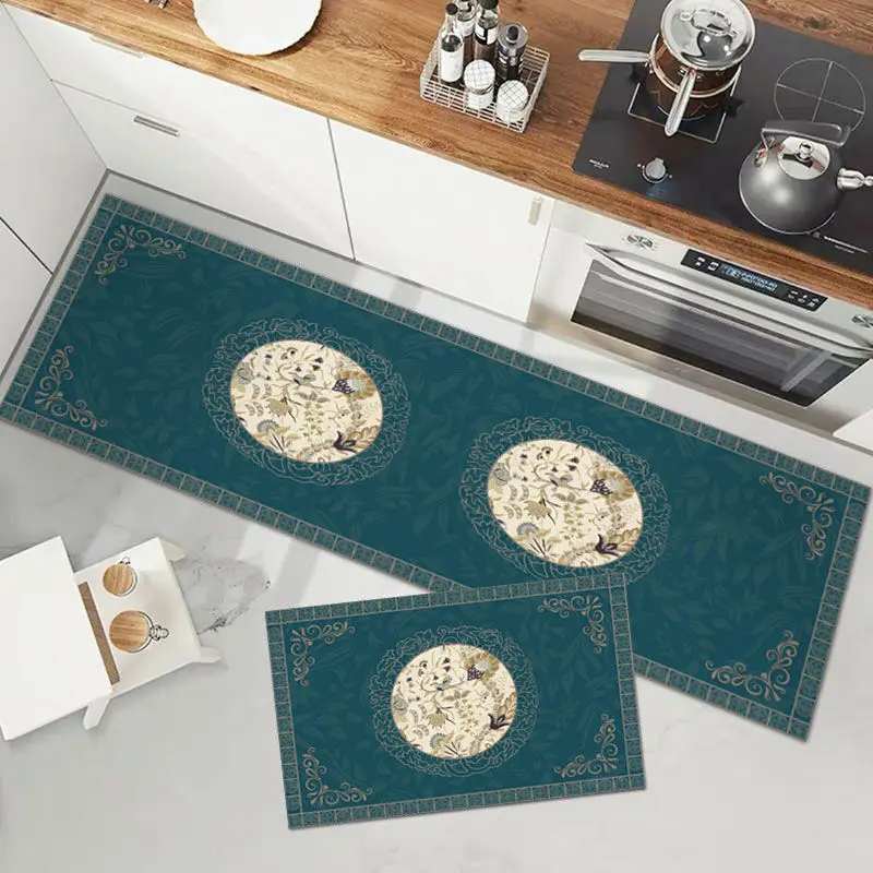 

Кухонный коврик для пола, домашний декор, Придверный коврик, нескользящий длинный коврик для спальни, гостиной, ванной, моющиеся ковры