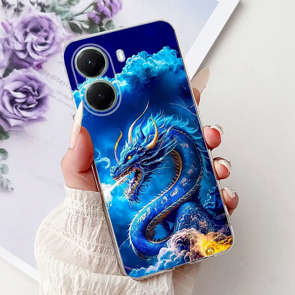 Luxury Butterfly & Flower Design Soft TPU Clear Cover - Cute & Stylish Painted Case