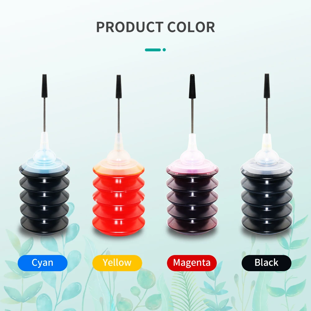 Universal printer dye refill ink kit for HP Canon Brother Epson cartridge 301 302 304 305 545 67 664 275 Deskjet compatible dye ink kit,ink refill kit,dye ink refill,ink cartridge refill kit,ink refill