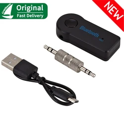 Bluetooth 5.0 Wireless Music Transmitter & Audio Receiver with 3.5mm Stereo AUX Adapter - Bluetooth v5.0 (1 SET)