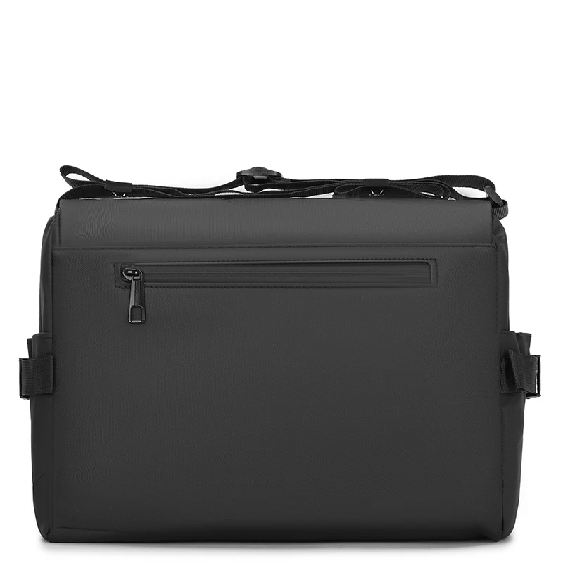 Men's crossbody bag - large capacity, with adjustable shoulder straps, mailman bag, retro design, sturdy structure, classic styl