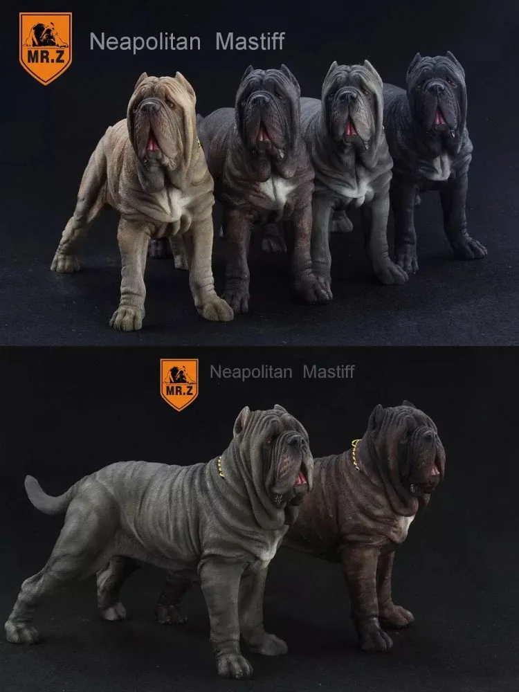 1/6 Scale Mr.z Neapolitan Mastiff Dog Animal Statue Model