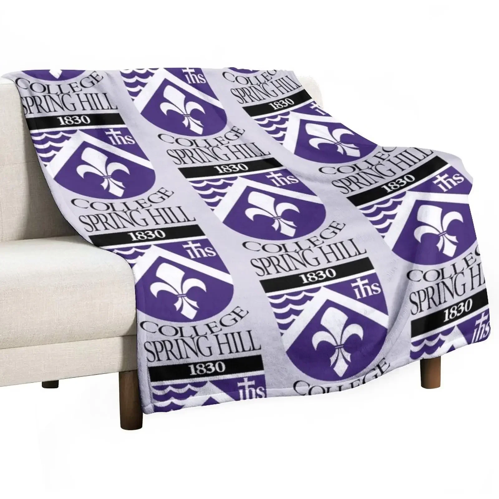 

Spring Hill College Throw Blanket Hairy Luxury Throw Camping Heavy Blankets
