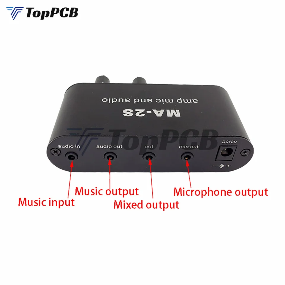 MA-2S マイク音楽ミックスプリアンプ 6.5 ミリメートル