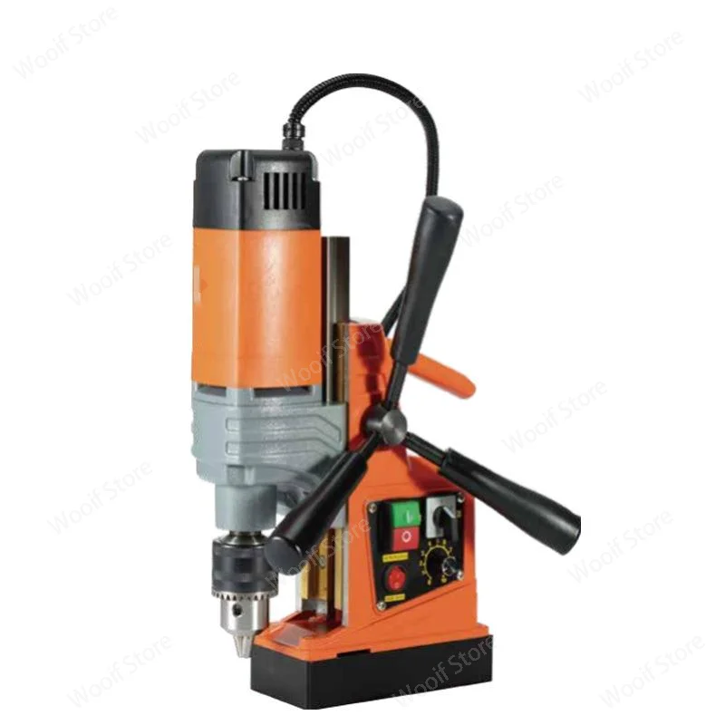220V 16MM Drilling Diameter Adjustable Forward And Reverse Speed Multi Functional Magnetic Drill Drilling Machine Coring Tapping 6
