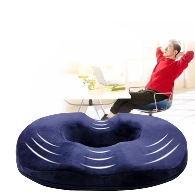 Comfort Donut Seat Cushion Sofa Hemorrhoid Memory Foam Anti Hemorrhoid  Massage Tailbone Pillow Car Office Seat Cushion - AliExpress