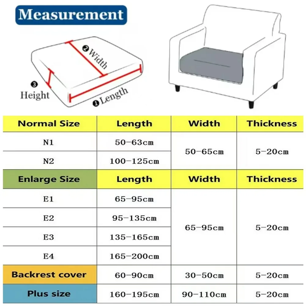 Printed Milk Silk Sofa Seat Cover Elastic Sofa Cover Protector Couch Cover for Sofa Anti-dust Removable Sofa Cushion Cover 2