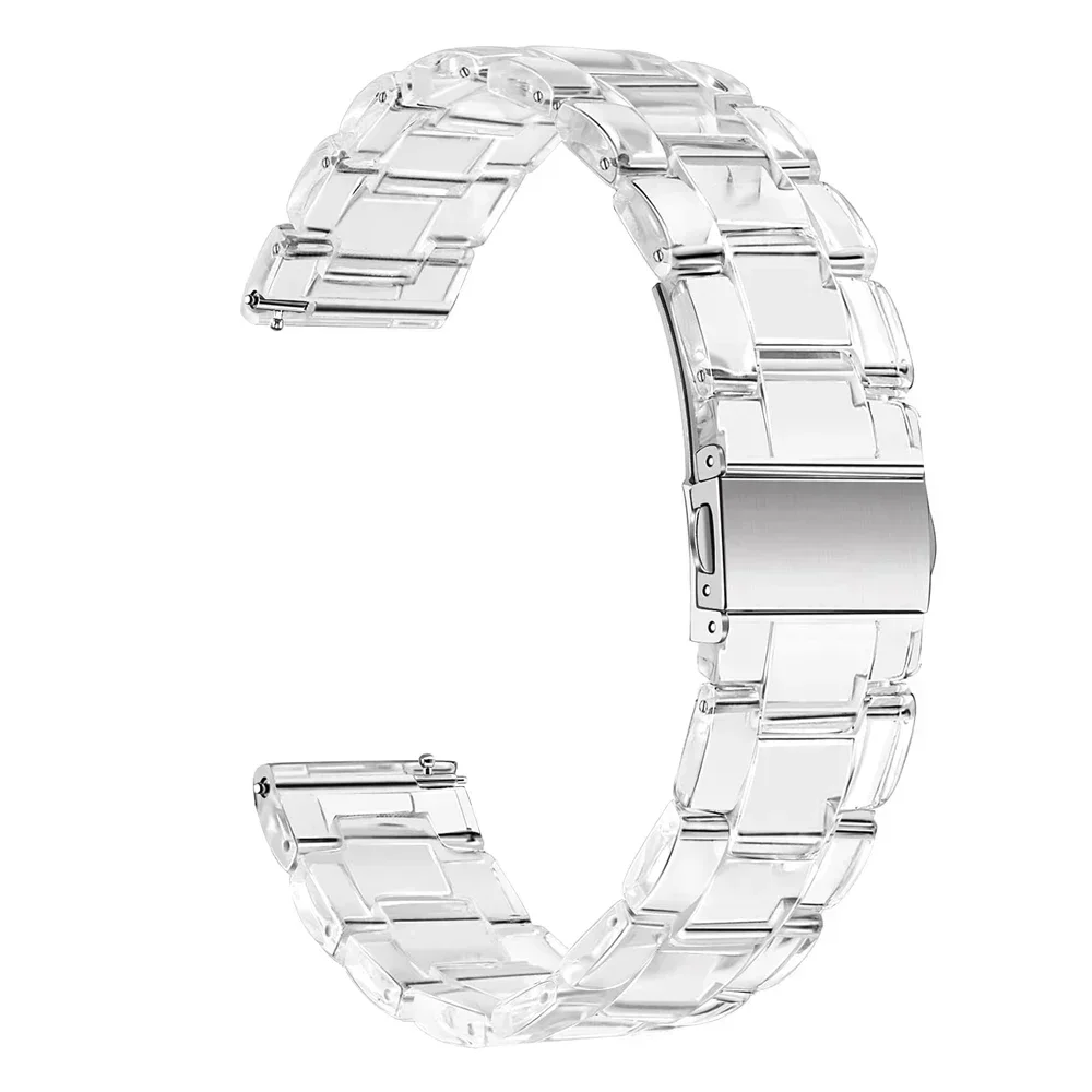 Colorful Transparent Resin Watchband - Fashion Bracelet Strap