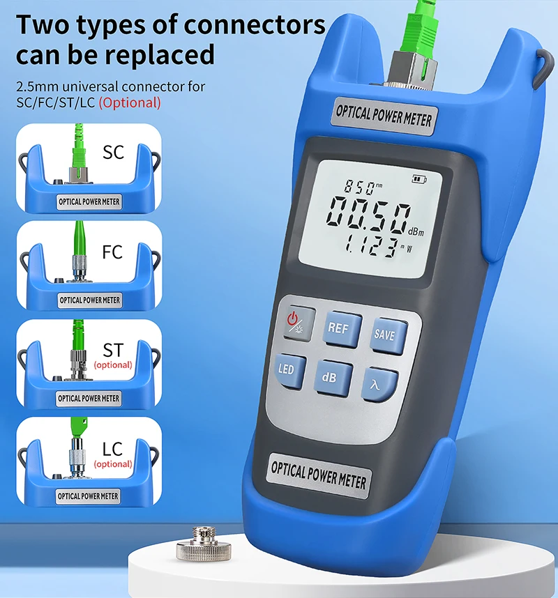 Rechargeable A-C710A/C510A High Quality OPM Optical Power Meter -70~+10dBm/ -50