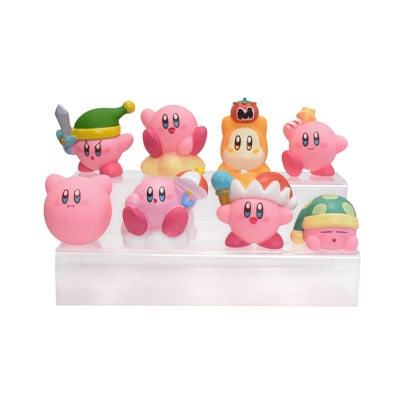 

Kirby Action Figure Kawaii Anime Figurine Model Toy Perfect for Home Decor Birthday Christmas Gift Kids Boys Girls Collection