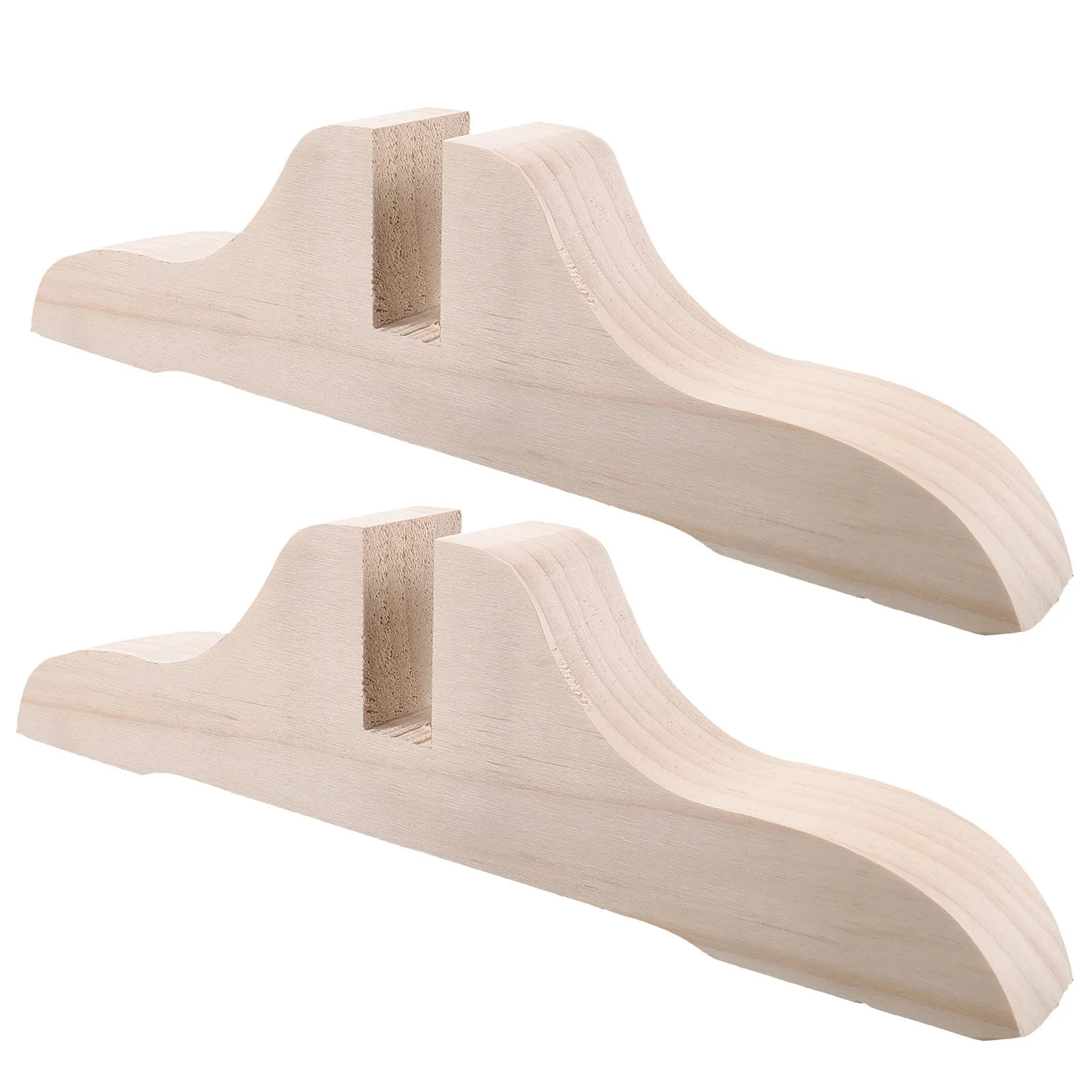 2 Pcs Dresser Decor Folding Room Divider Stand Screen Feet Bracket Dressing Screens Dividers Base Wood Wooden Office room divider screen