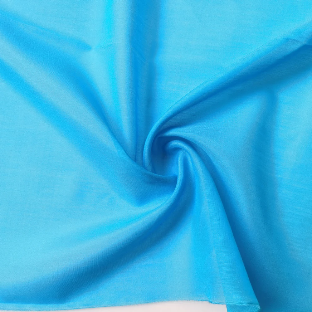 Luxurious Mulberry Silk Cotton Blend Fabric in White and Black - Perfect for Dresses, Scarves, and Decorations