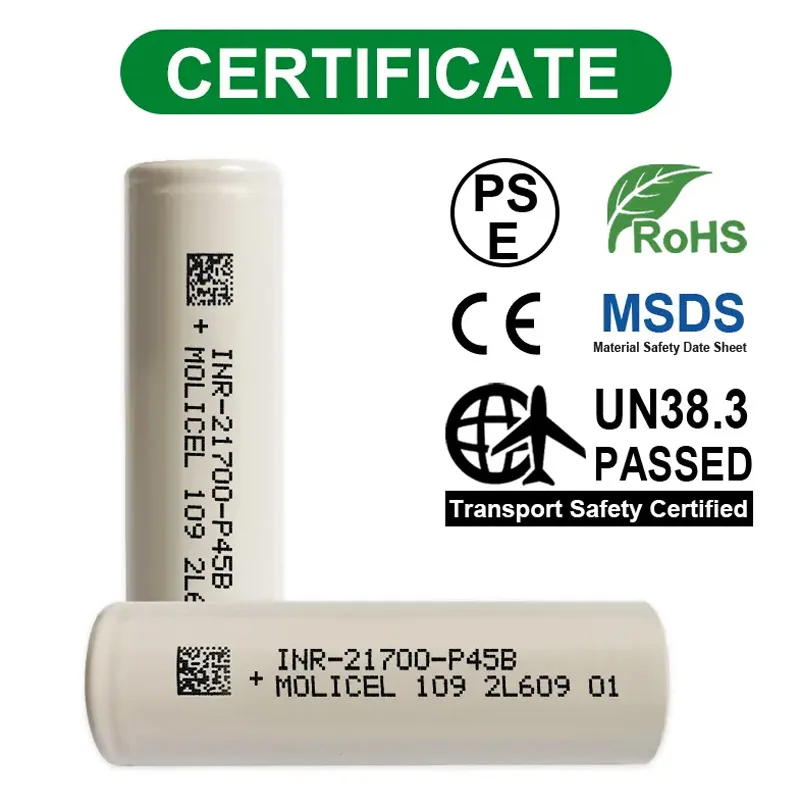 Lanterna, P45B INR 21700, 4500mAh, CDR 35A Max, 45A, 3.7V, High-Power