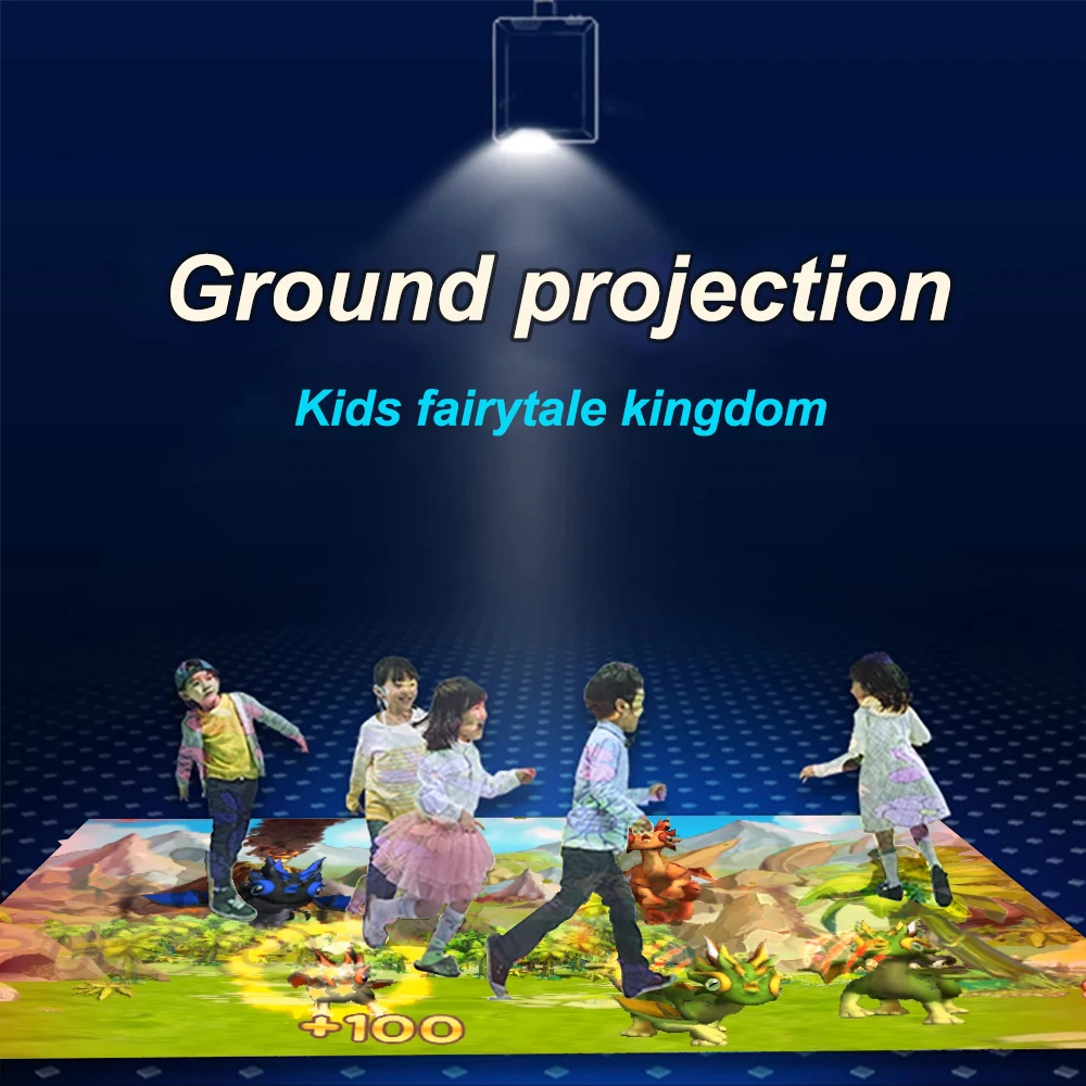 New In Kids Amusement Park Interactive Projector Touch Screen Play System Projection Wall Games Interactive Projection Sports