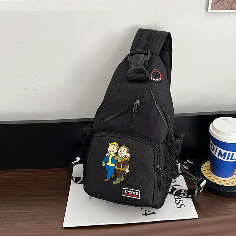 Chest Pack Nate Nora Men's Ins New Fashionable Sole Survivor Crossbody Bag Lightweight Outdoor Sports Casual Backpack Trend Bag