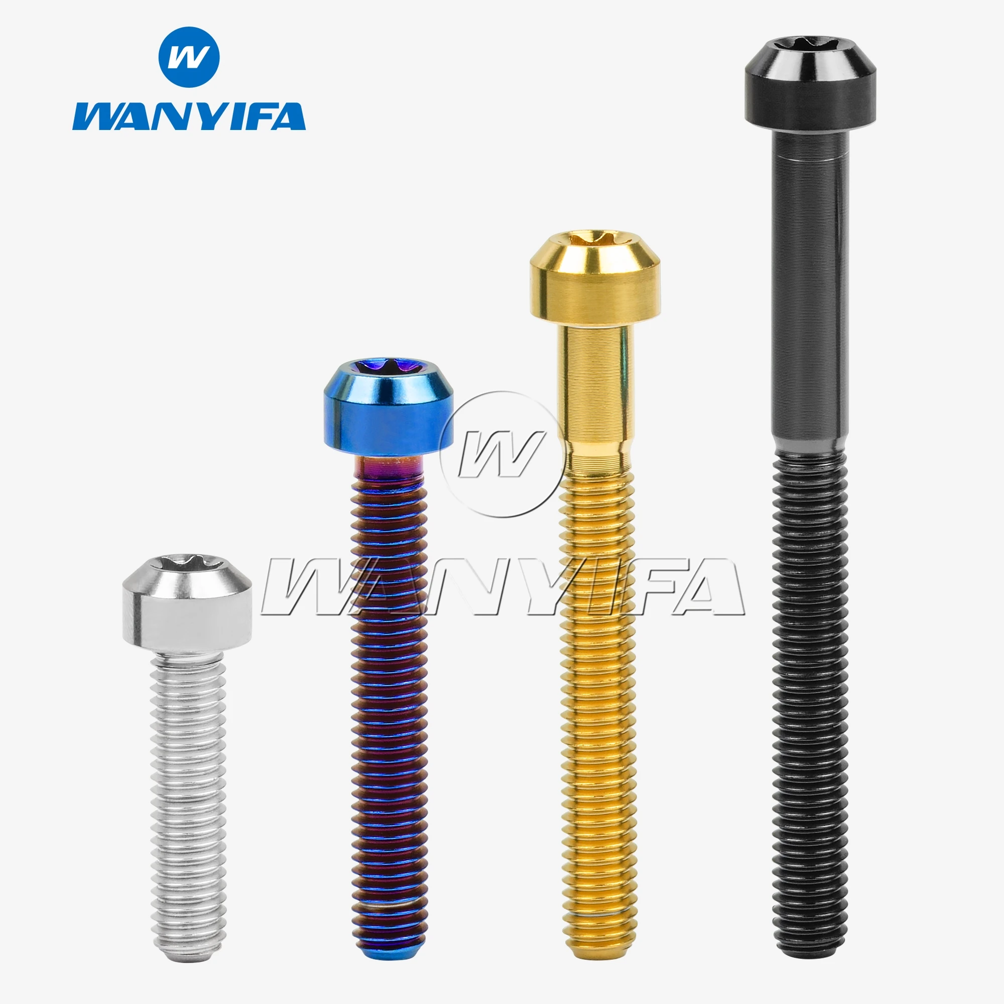

Wanyifa Titanium Torx Head M6 x 10 15 20 25 30 35 40 45 50 60 65 70 80mm Bicycle Motorcycle Brake Headset Bolt