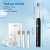 Sejoy Sonic Electric Toothbrush  Personal Care Appliances Oral Rechargeable Toothbrus 1-Hour Fast Charge 3 Modes 4 Brush Heads 5