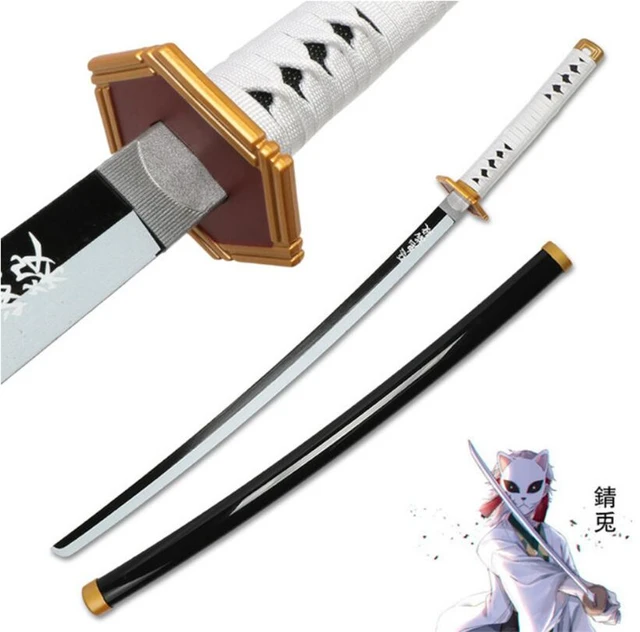 YDDZ Juego de rol de Katana de Anime de Madera Katana Japonesa Asesina de  Demonios Amantes del Anime Modelos de Armas y Espadas Hechas a Mano  Juguetes