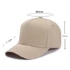 100% Cotton Custom Baseball Cap DIY Letter Embroidery Snapback Hats Women Men Customize Design LOGO Five-panel Unisex Caps YY704 6