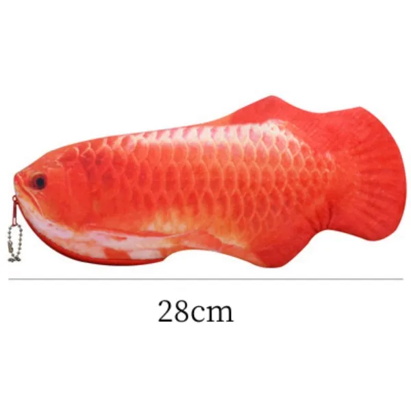 Wovilon Pencil Case Simulation Crucian Fish Pencil Case Creative Pencil  Case Stationery Box 